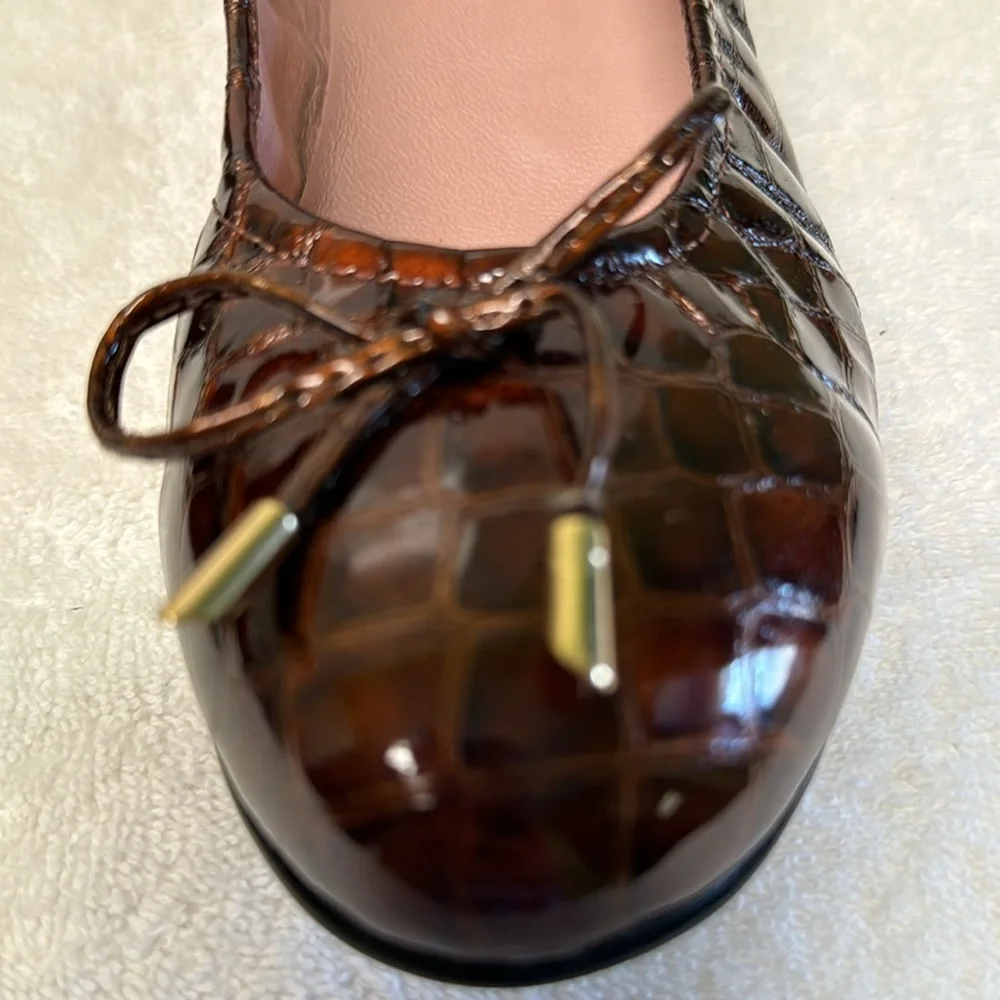 Sabrinas Brown‎ Alligator Pumps Size 40 or US 9.5-10